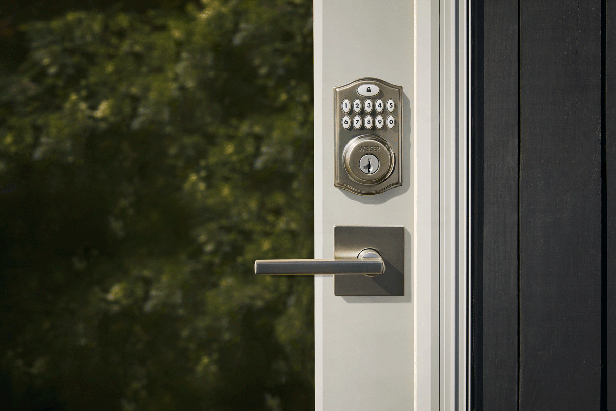 A smart lock—unlock your door remotely