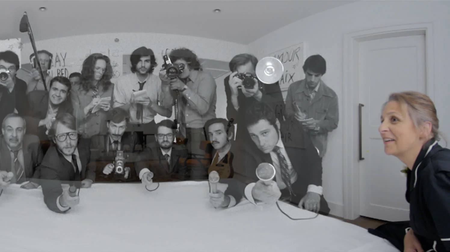 La startup québécoise UNLTD a récemment été chargée de créer une expérience de réalité virtuelle invitant les téléspectateurs à s'immerger dans l'emblématique Bed-In for Peace de John Lennon et Yoko Ono à la Suite 1742 de l'hôtel Queen Elizabeth à Montréal en 1969. PHOTO SOUMISE PAR UNLTD