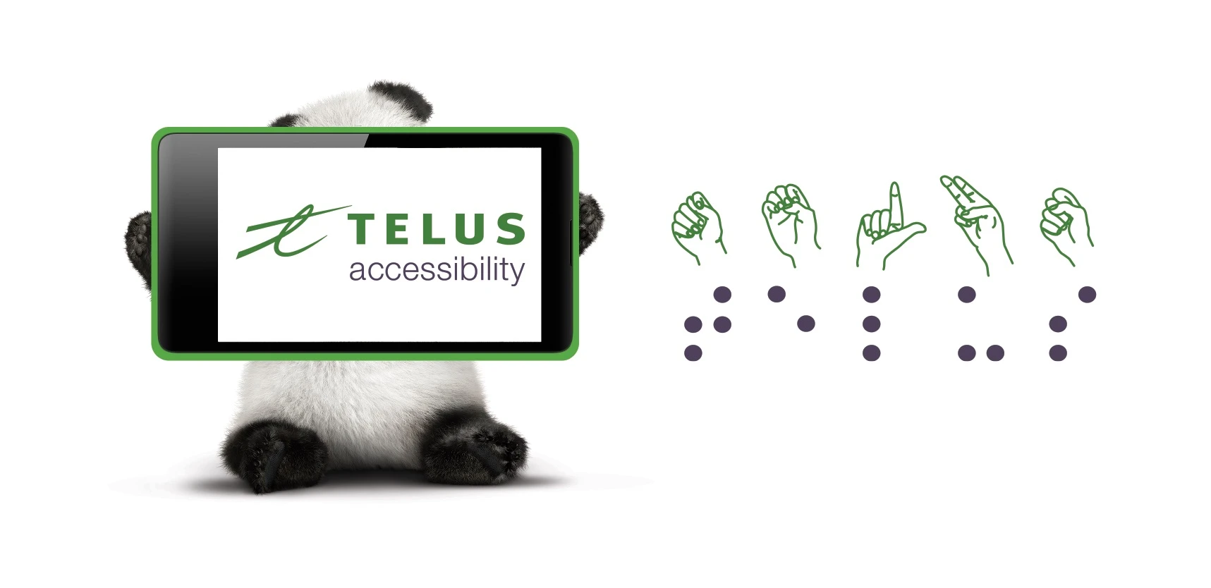 TELUS Accessibility Sticker EN landscape