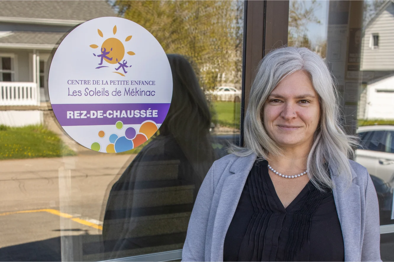 Mme Catherine Groleau, directrice générale du CPE Les Soleils de Mékinac