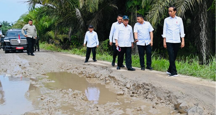 Presiden Jokowi: Tangani Kerusakan Jalan di Sumatera Utara Bersama Pemerintah Pusat