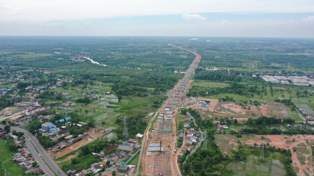 Konstruksi Jalan Tol Kapalbetung Kramasan - Betung Ditargetkan Selesai Agustus 2023