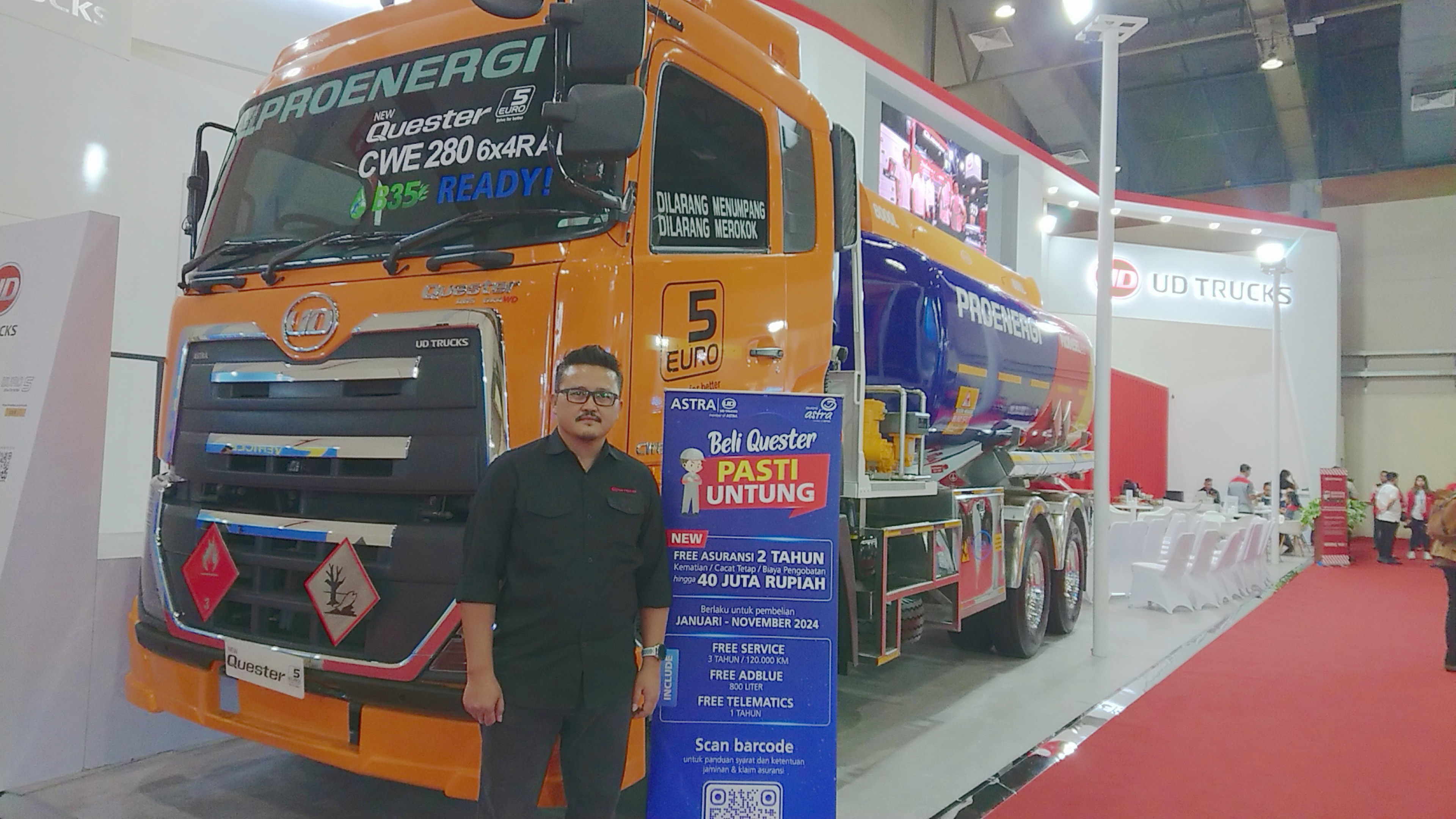 Quester CWE 280 WB Euro 5 SCR, Truk BBM Canggih dari UD Trucks  