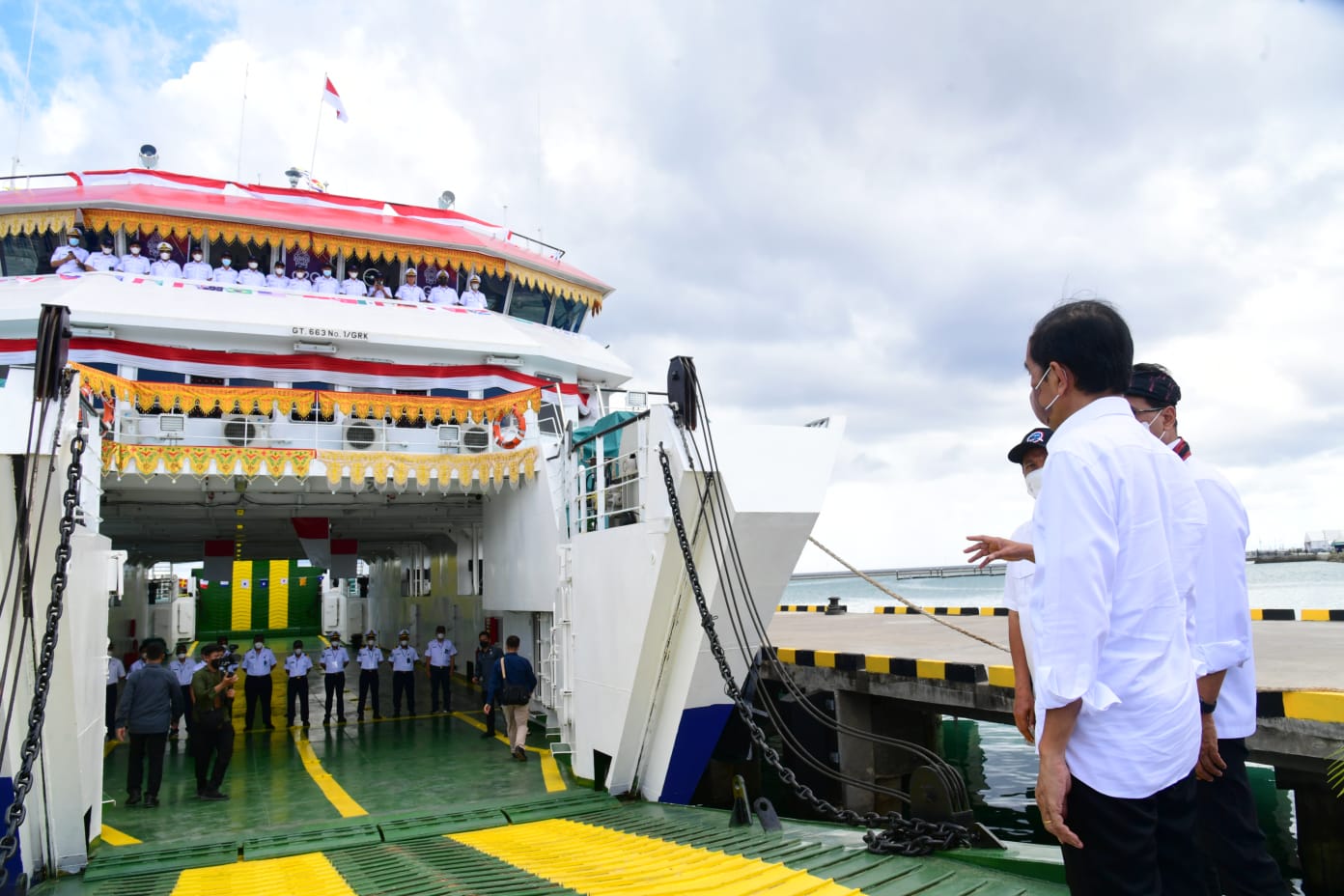 Presiden Resmikan Pelabuhan Penyeberangan di Wakatobi