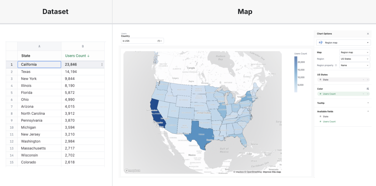 region maps