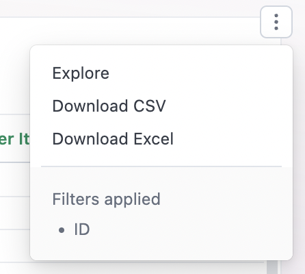 Download to Excel