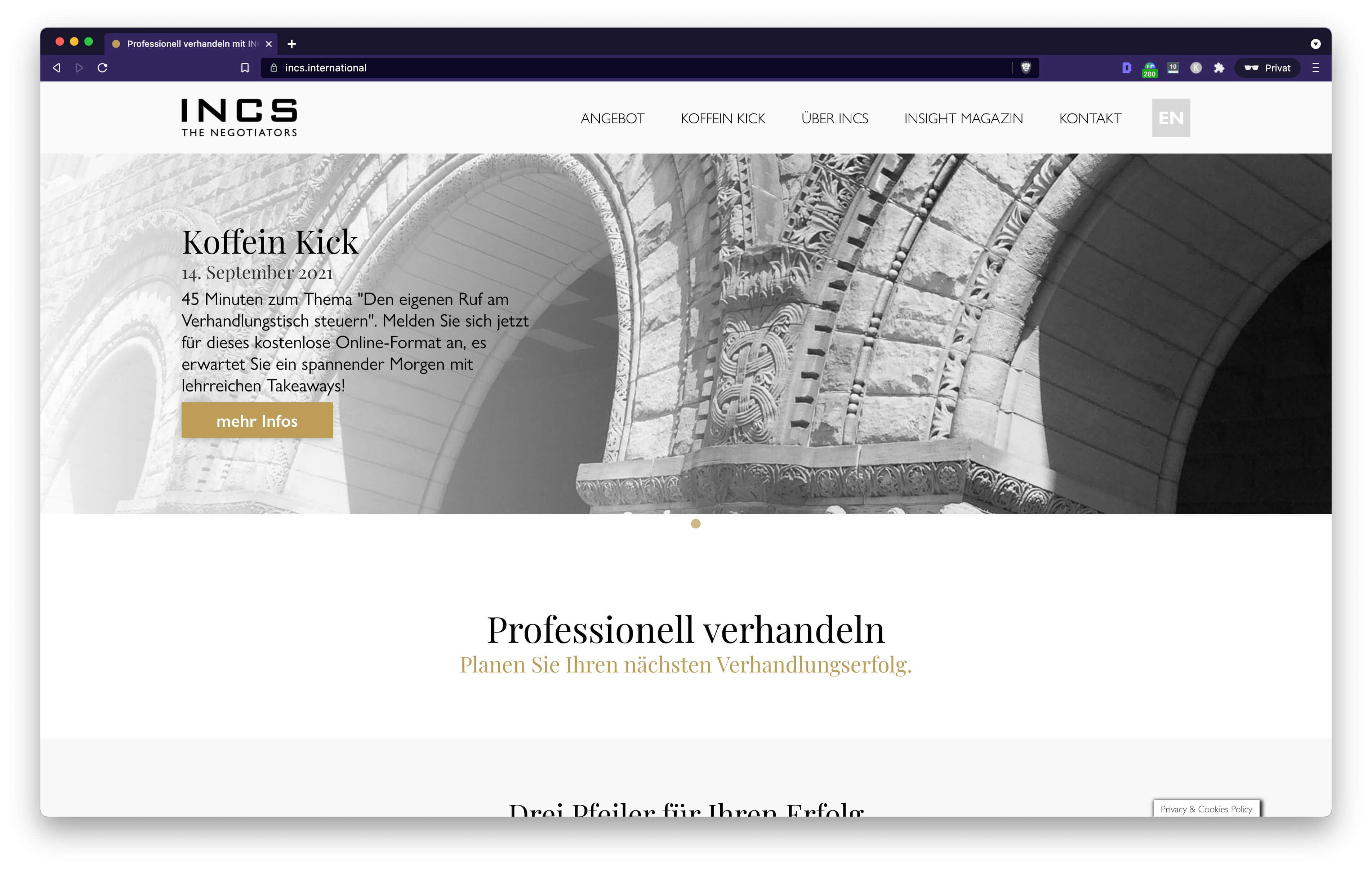 INCS Website