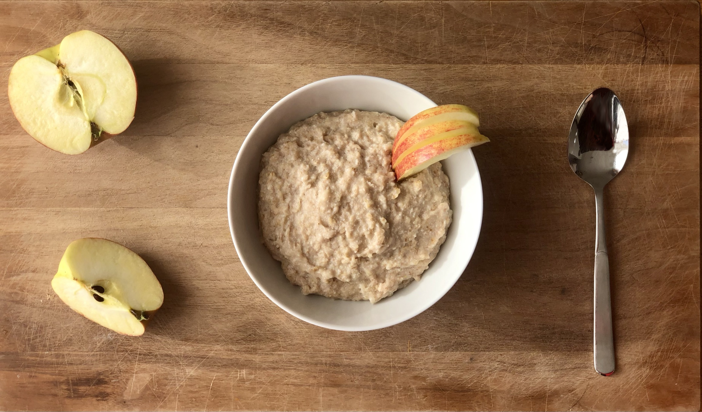 Apple Cinnamon Protein Oatmeal (top)