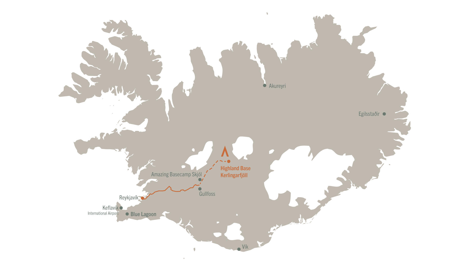 The route to Kerlingarfjöll | Highland Base Iceland