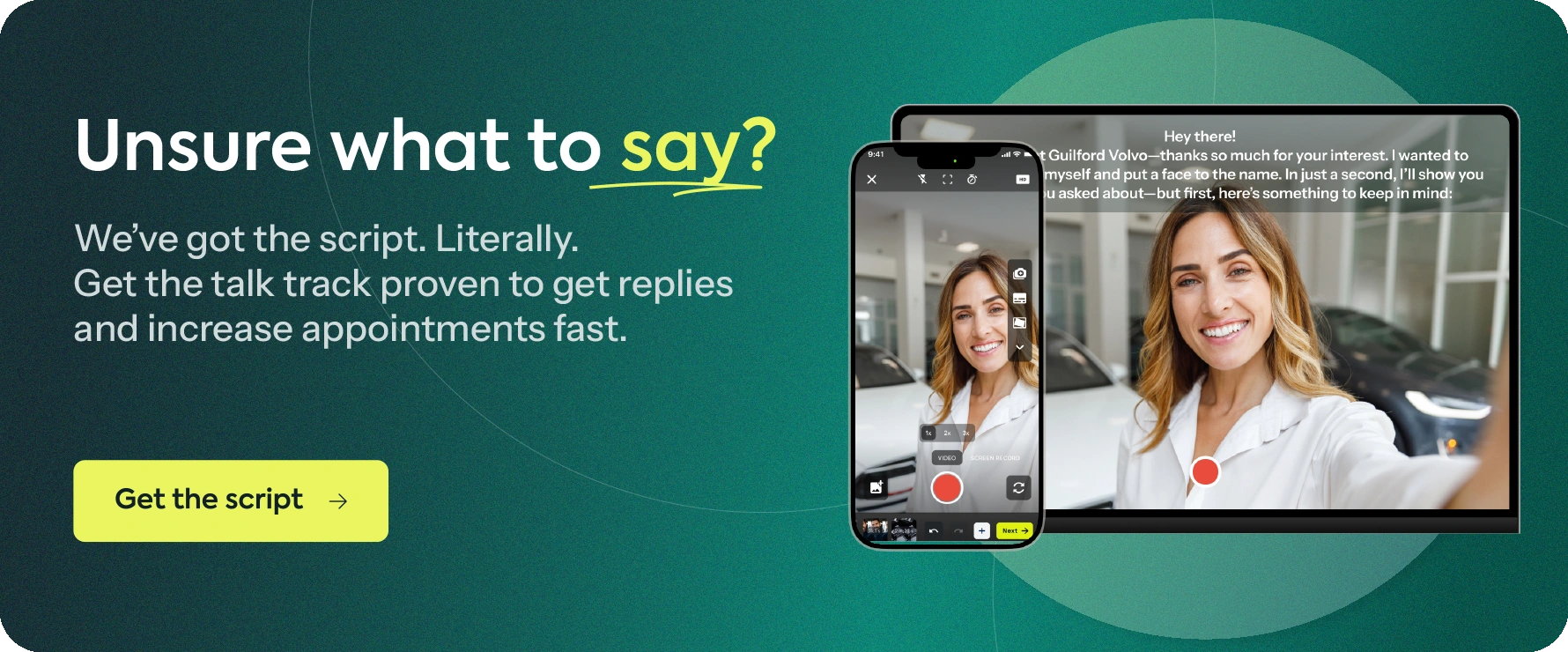 Unsure what to say? - Banner Image