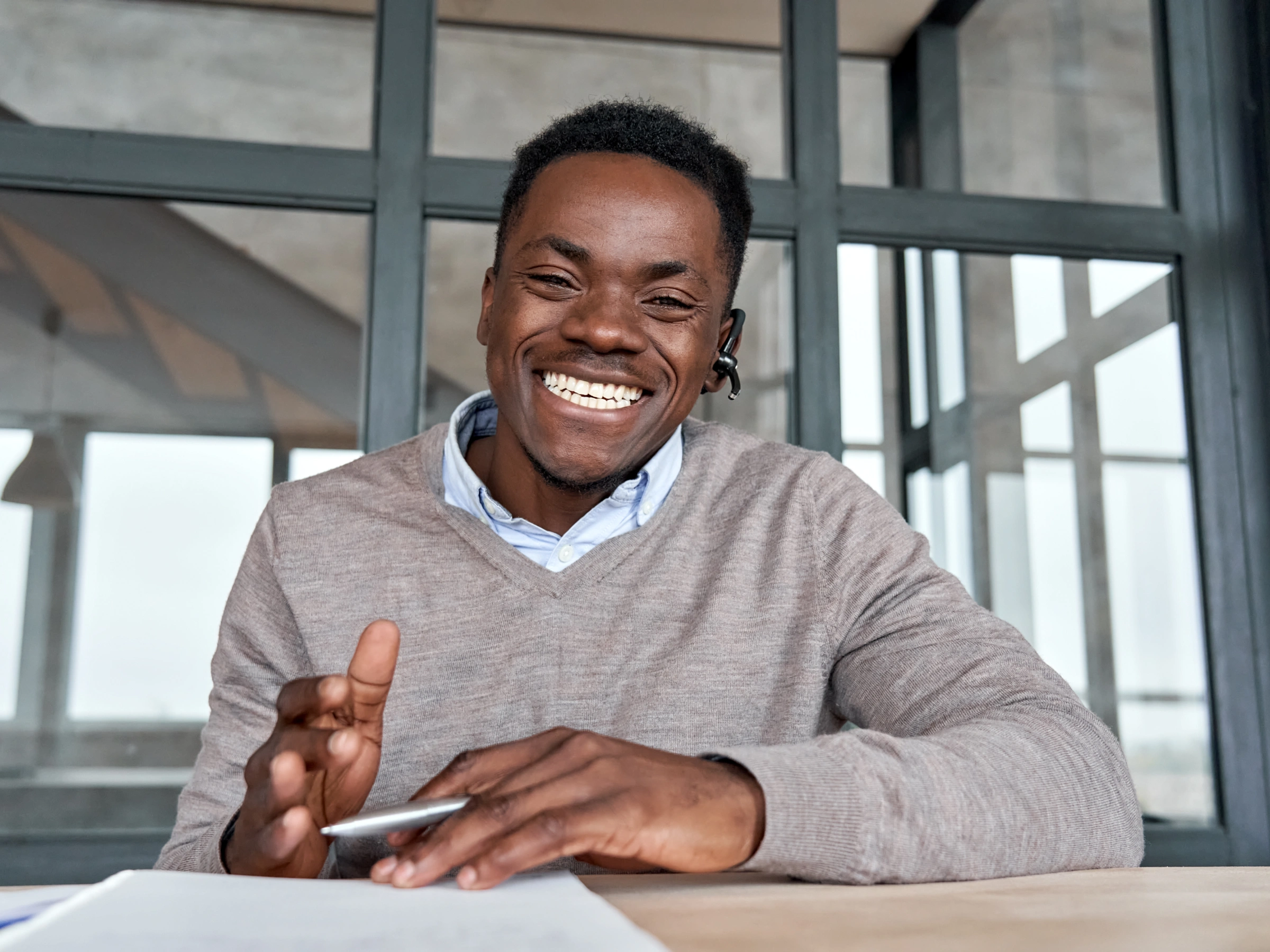 Image of a man smiling