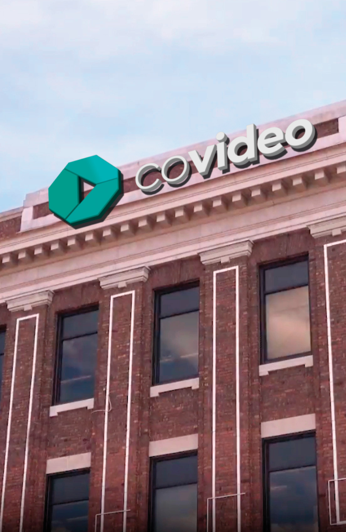 A photo of Covideo building