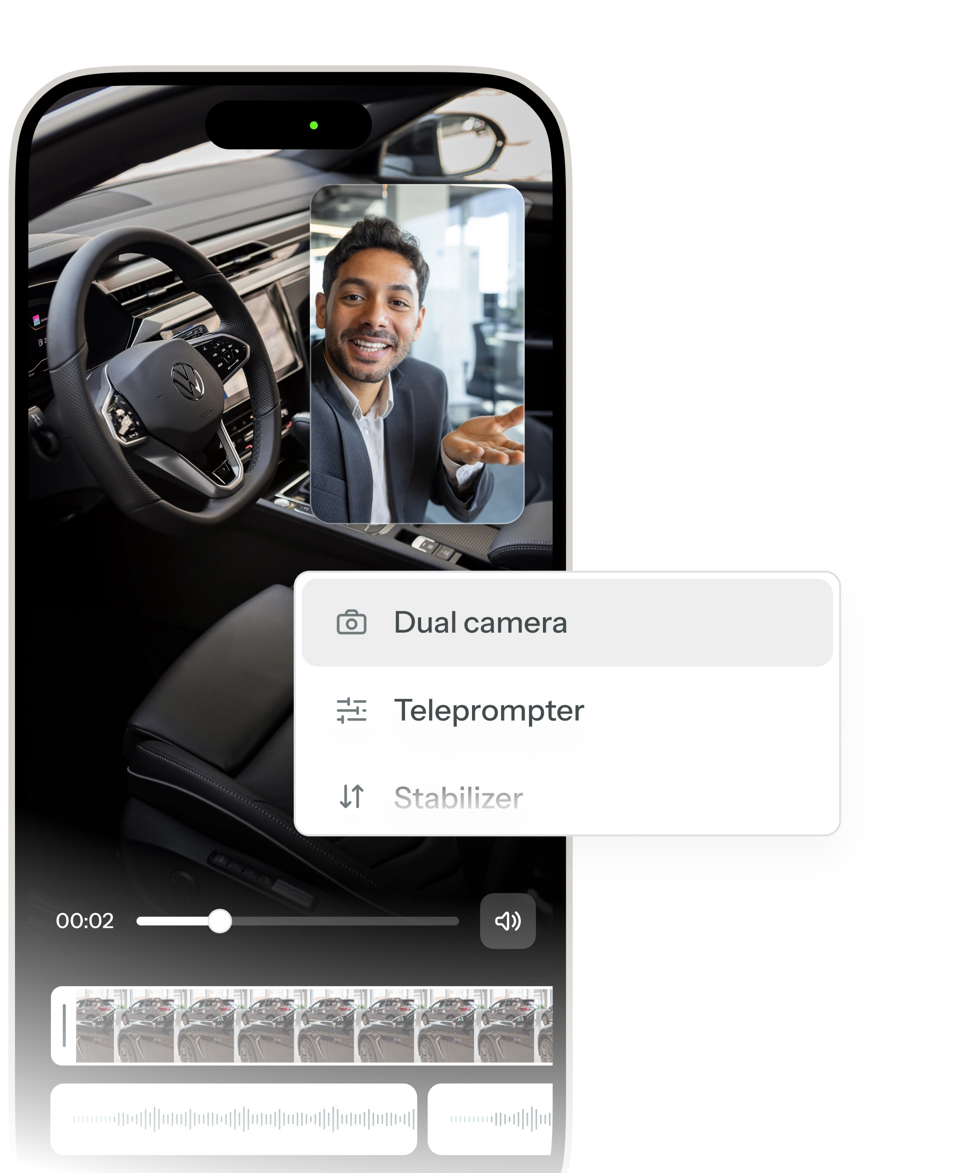 Image of person on a phone