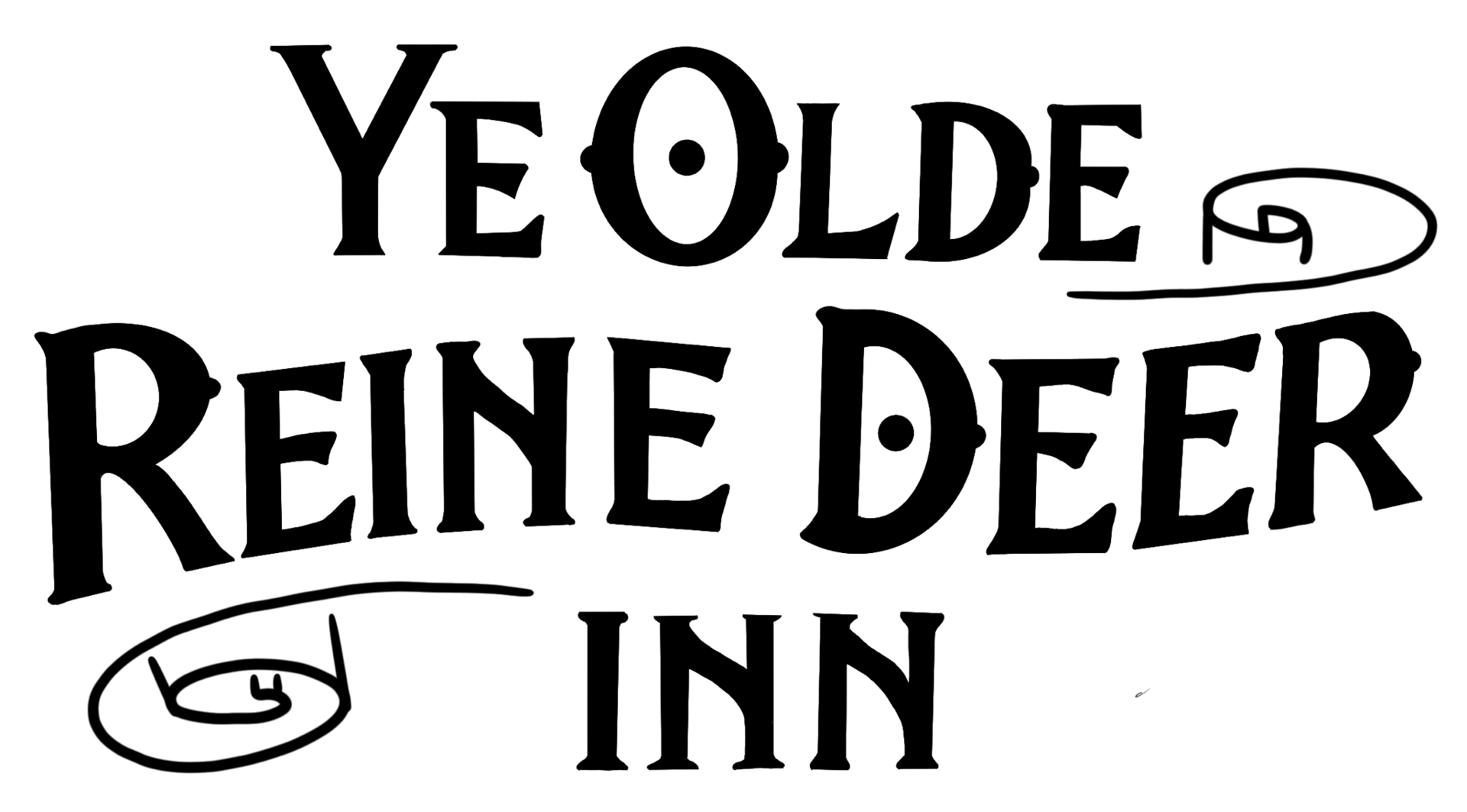 Ye olde reine deer inn logo