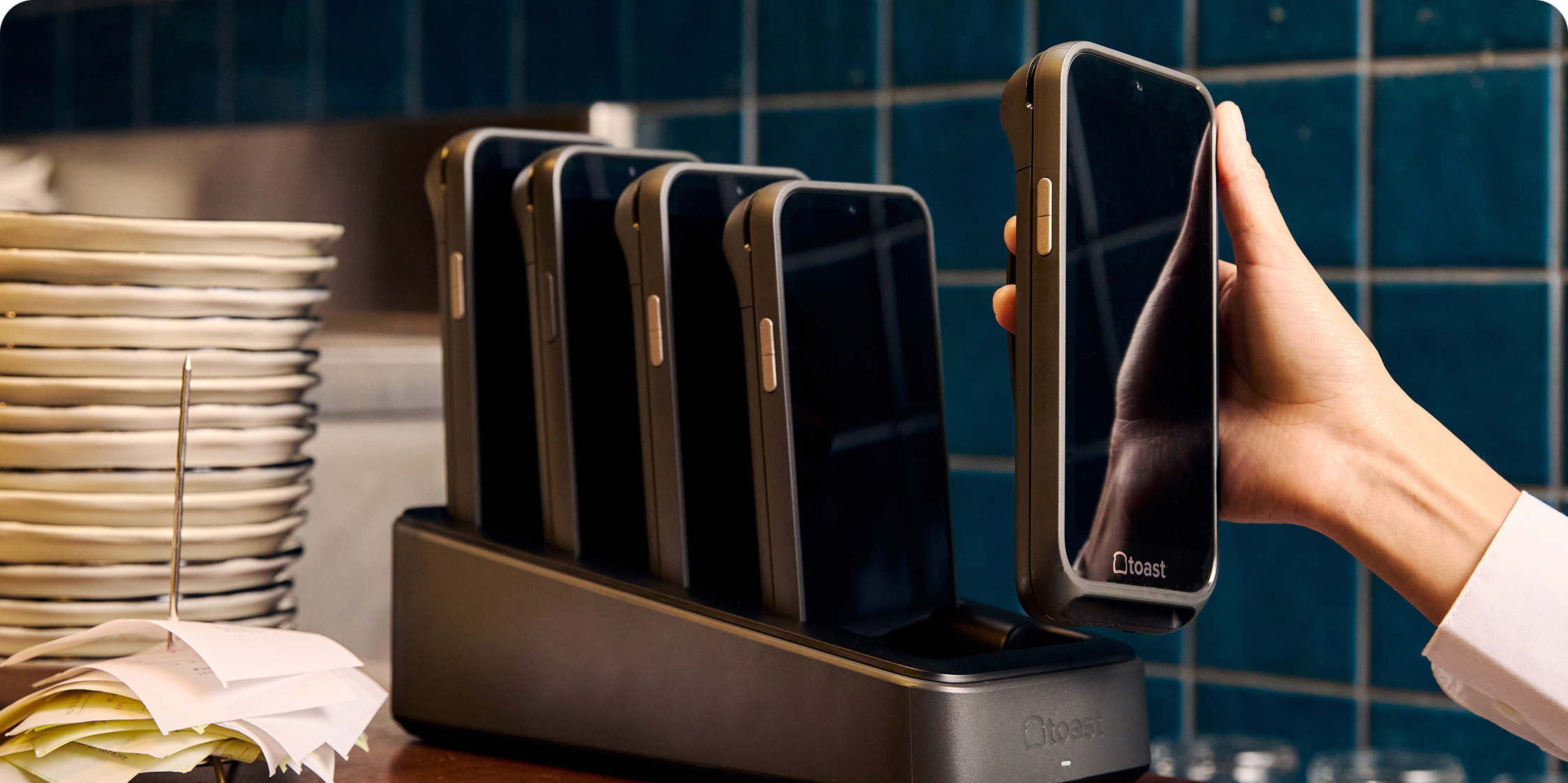 Handheld POS All-day battery life
