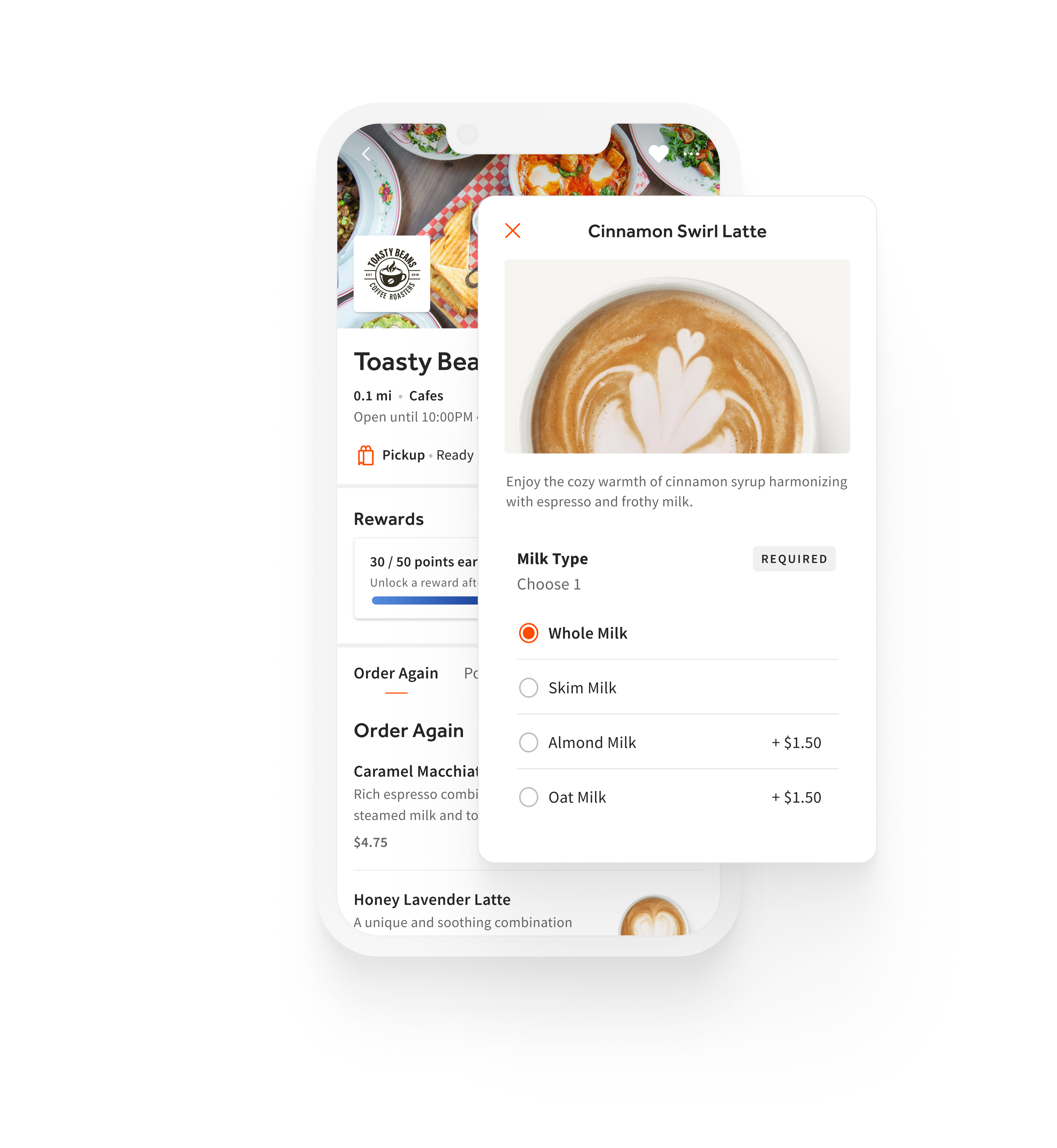 Toast Takeout - L2 Spot Illustration - Order Screen