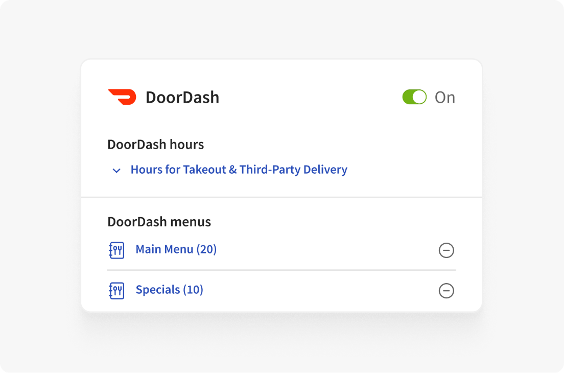 Door Dash Menu Management 