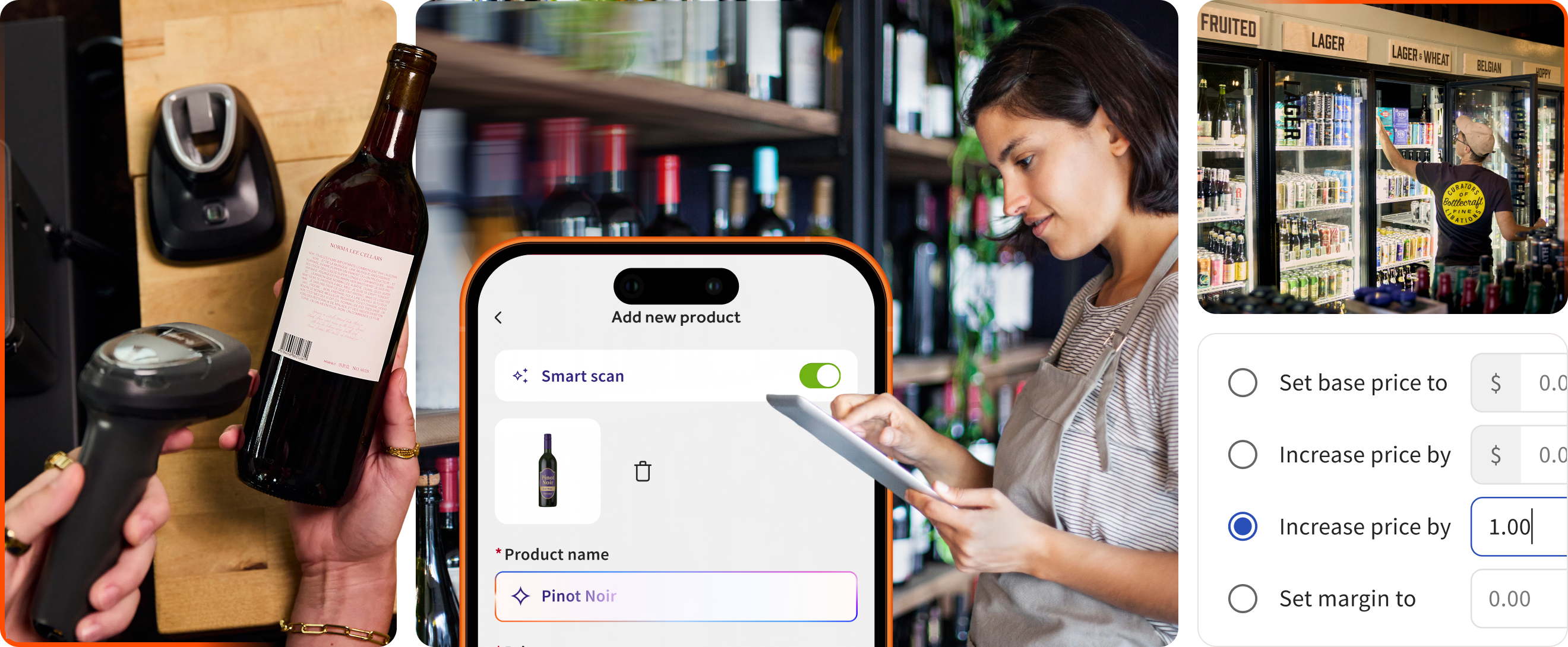 Toast Retail is built to help you manage thousands of SKUs, stay on top of your costs, and drive repeat business. 