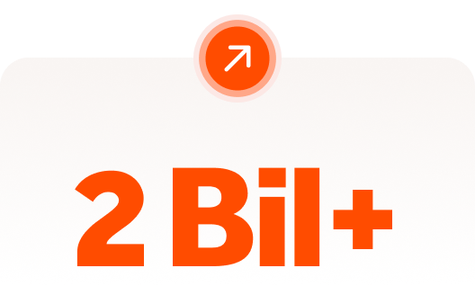 Over 2 billion orders.