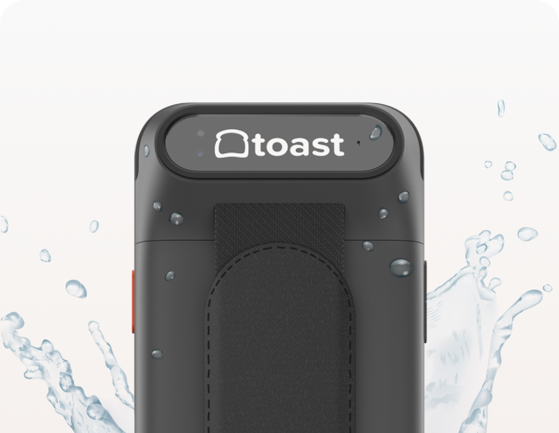 Handheld POS Hospitality-grade durability