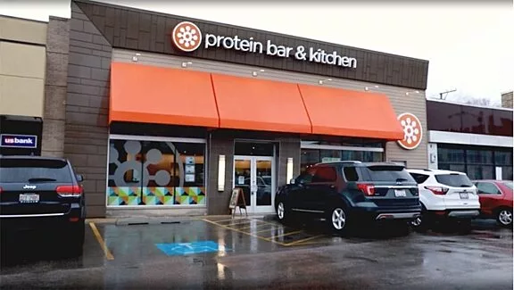 Protein Bar and Kitchen Exterior 