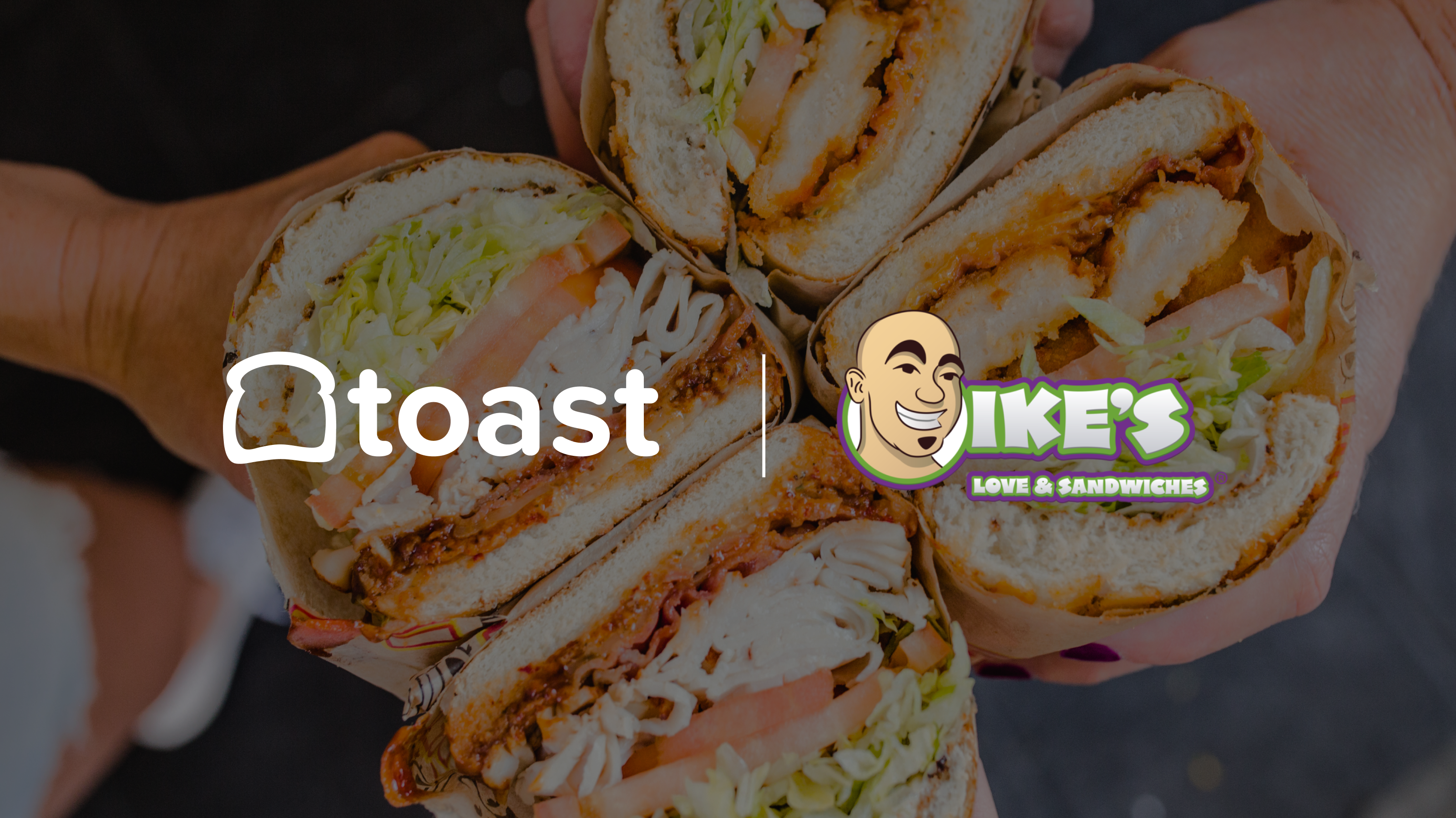 Toast / Ike's Logo Lockup