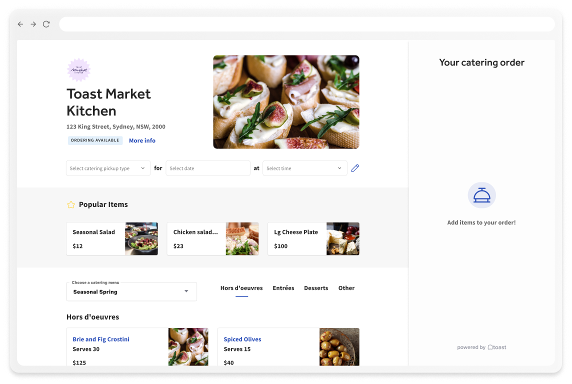 Catering & Events Software for Restaurants | Toast POS