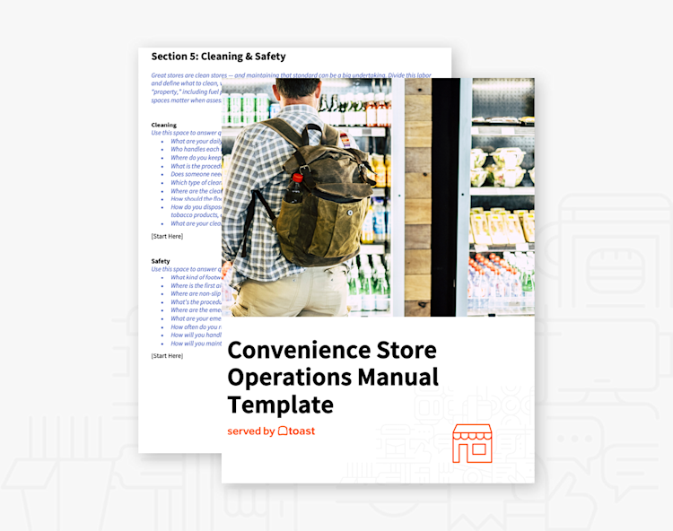 Manually Store Convenience Store Operations Manual Template | Toast POS