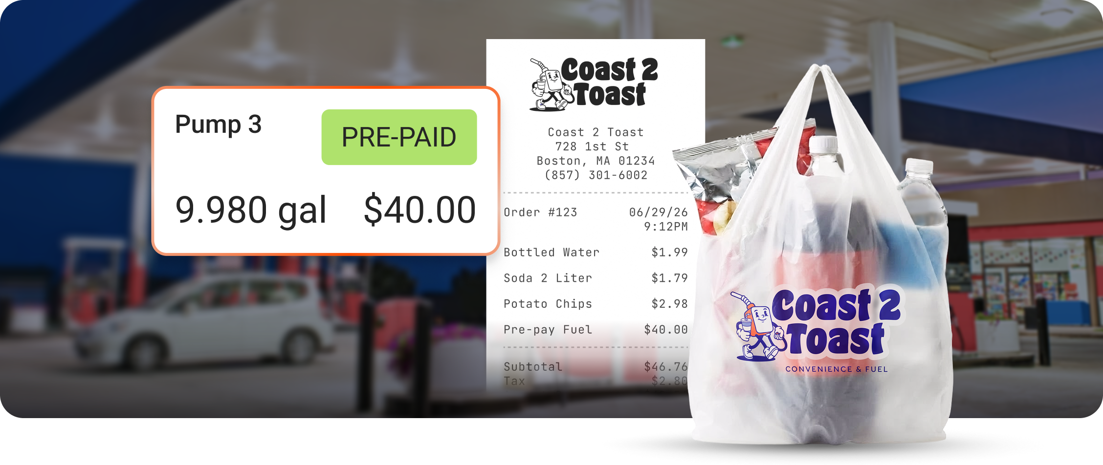 Toast Fuel: One system for fuel, retail, and foodservice 