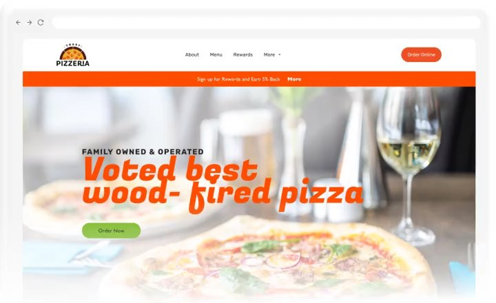 Build your website in minutes