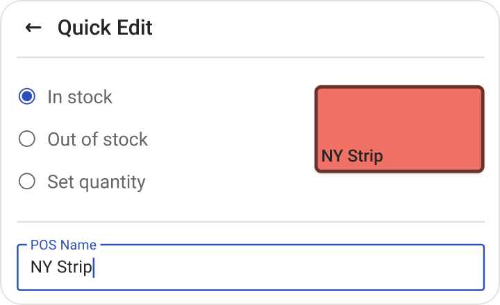 Manage menus from anywhere image