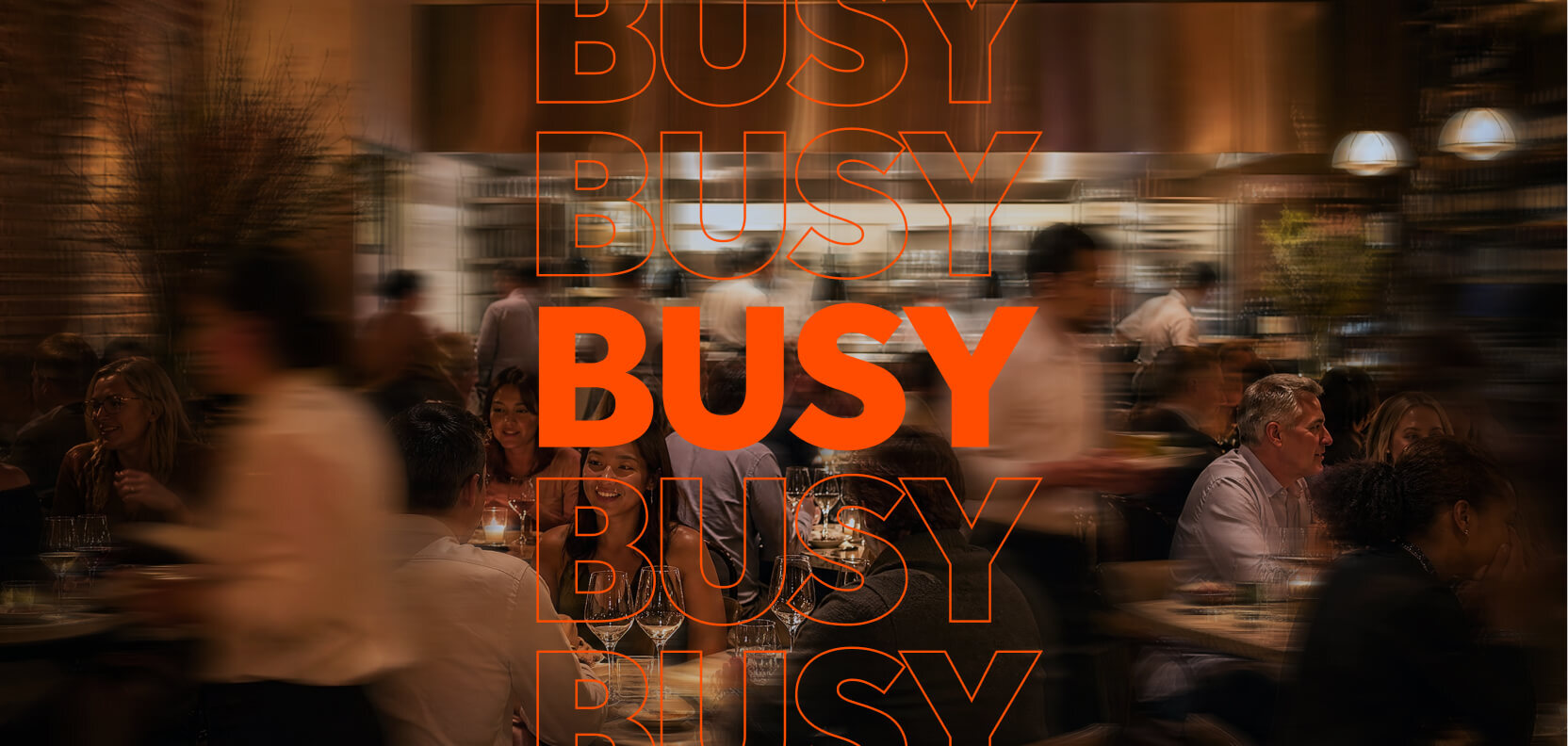 Busy banner
