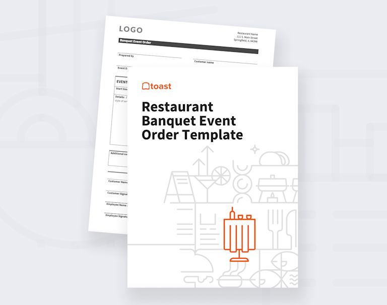 Restaurant Banquet Event Order (BEO) Template | Toast POS