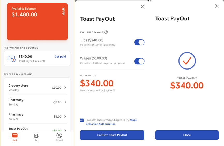 Toast Payout Line of Credit