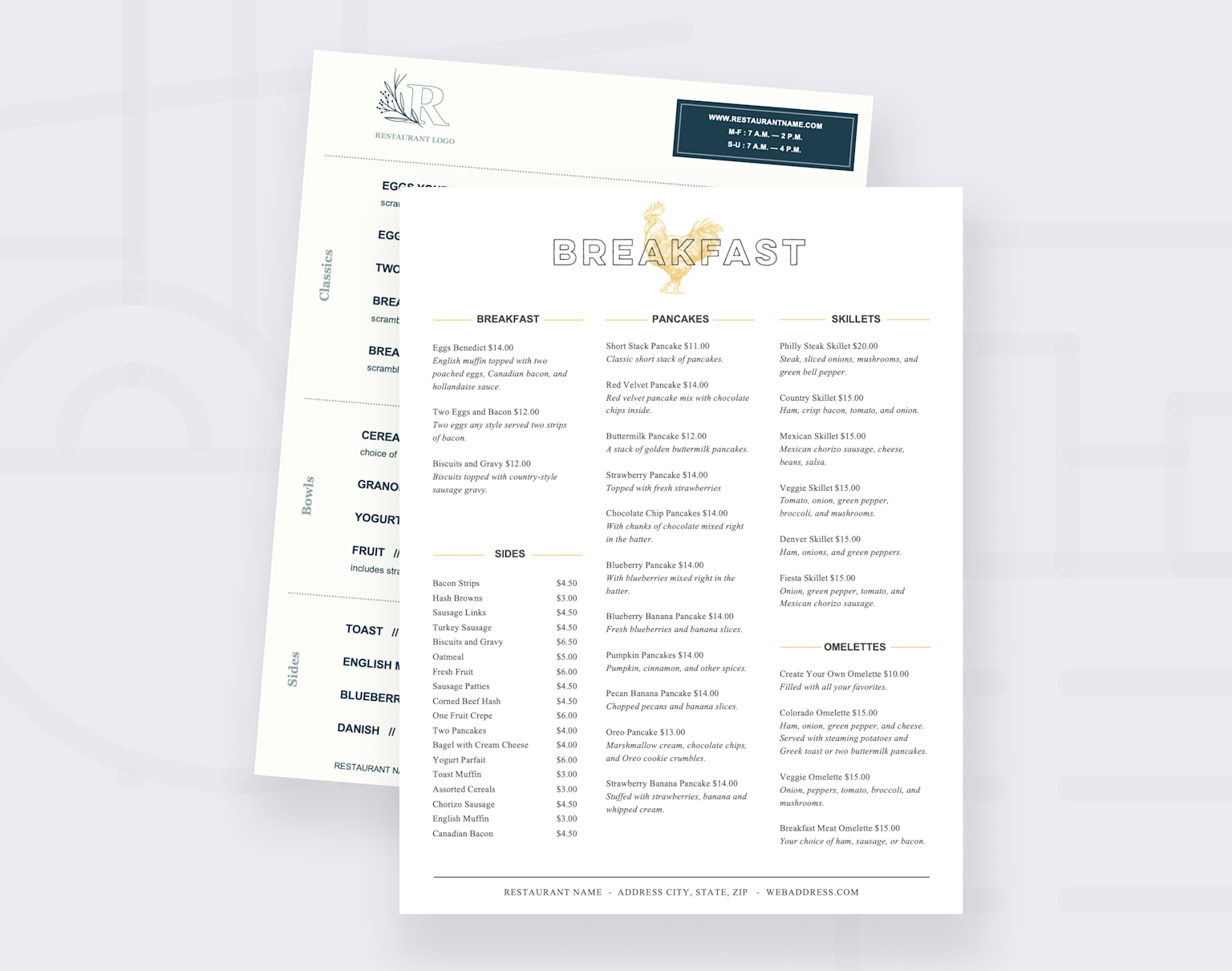 Breakfast Menu Templates | Toast POS