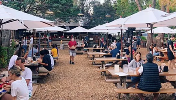 Alpine Inn Picnic Tables 