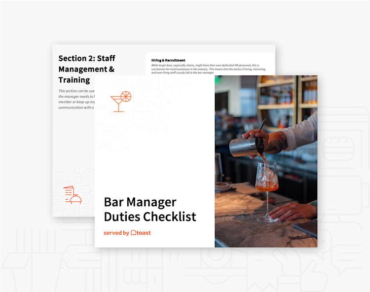 Bar Manager Duties Checklist | Toast POS