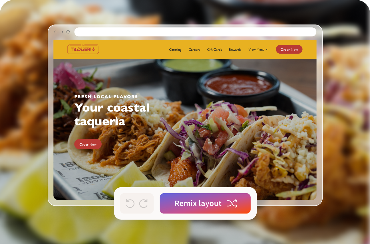 Professional websites that sync automatically with your POS image