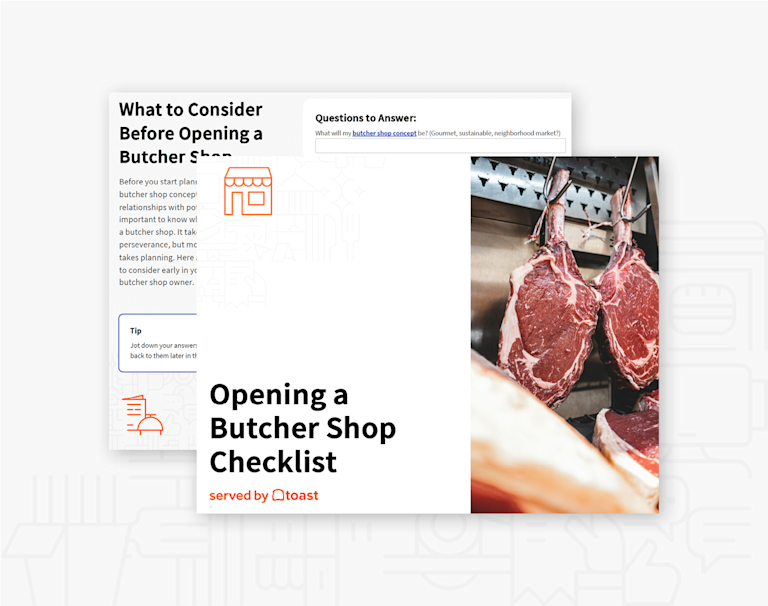Opening a Butcher Shop Checklist | Toast POS