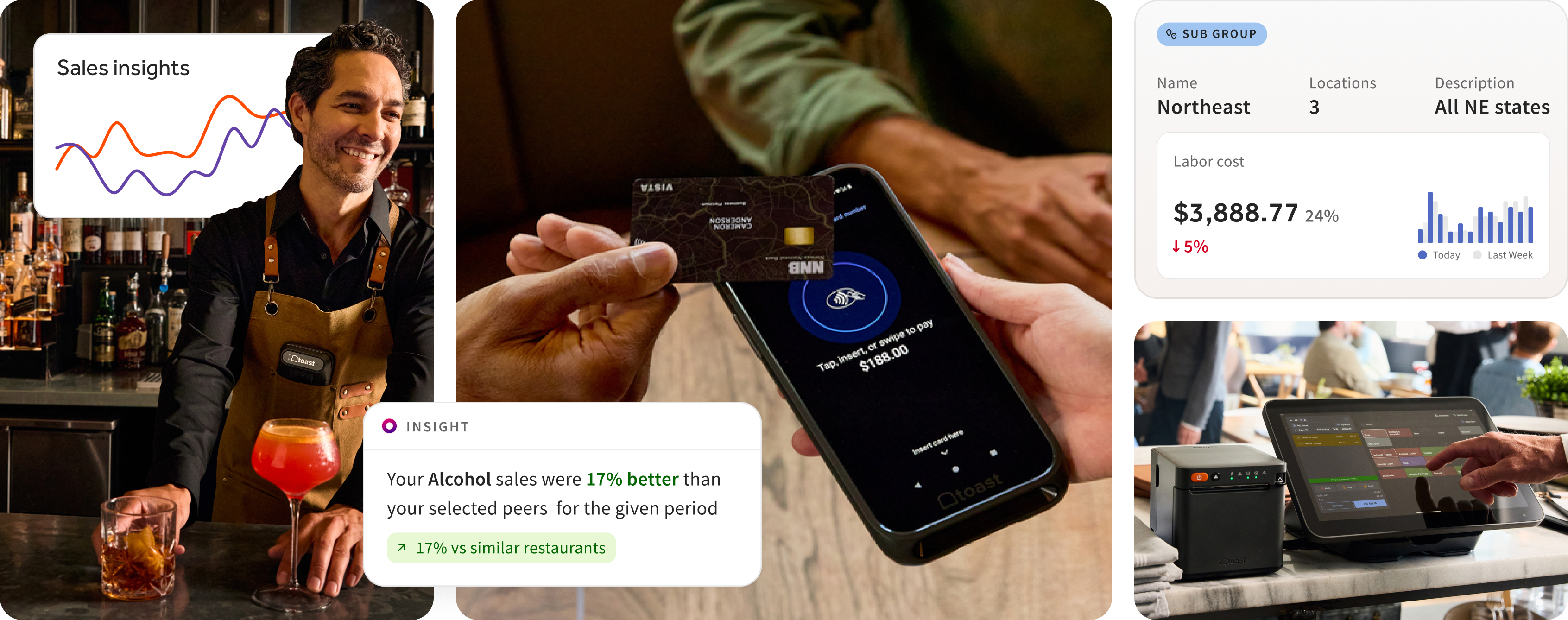 Toast Flex 3 Customers running smoothly