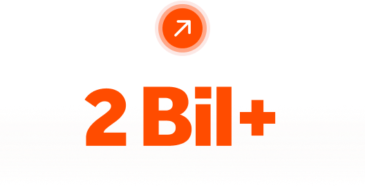 Over 2 billion orders.