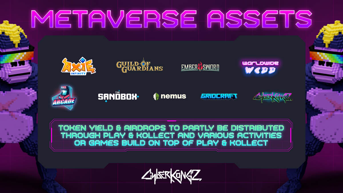 Cyberkongz metaverse assets