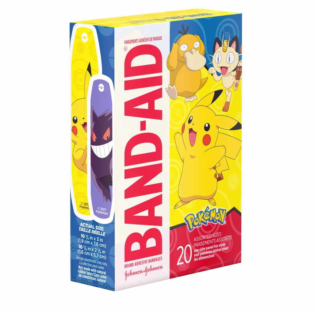 BAND-AID® Brand Adhesive Bandages, featuring Pokemon image 2
