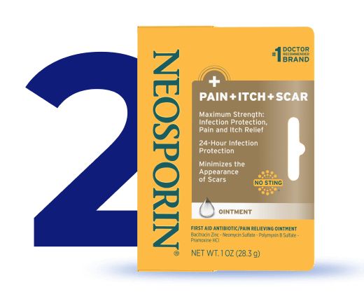 Step 2 is to apply an ointment for infection protection, like NEOSPORIN
