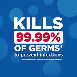 BAND-AID® Brand Max Pain Relief Antiseptic Spray kills 99.99% of germs to prevent infections