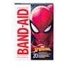 BAND-AID® Brand Adhesive Bandages, featuring MARVEL Spiderman, 20ct Back of Pack