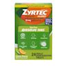 Product pack shot of ZYRTEC® Allergy Relief Dissolve Tabs