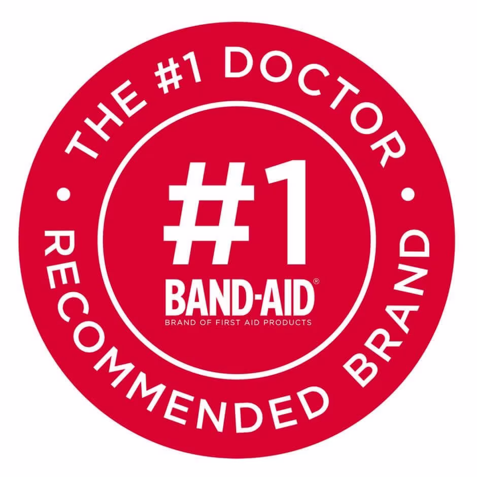 Band-Aid Brand of First Aid Products is the #1 Doctor-Recommended Brand
