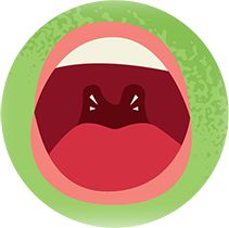 Itchy throat