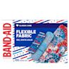 Back pack shot of BAND-AID® Brand Flexible Fabric Stars n Stripes Tin 100ct